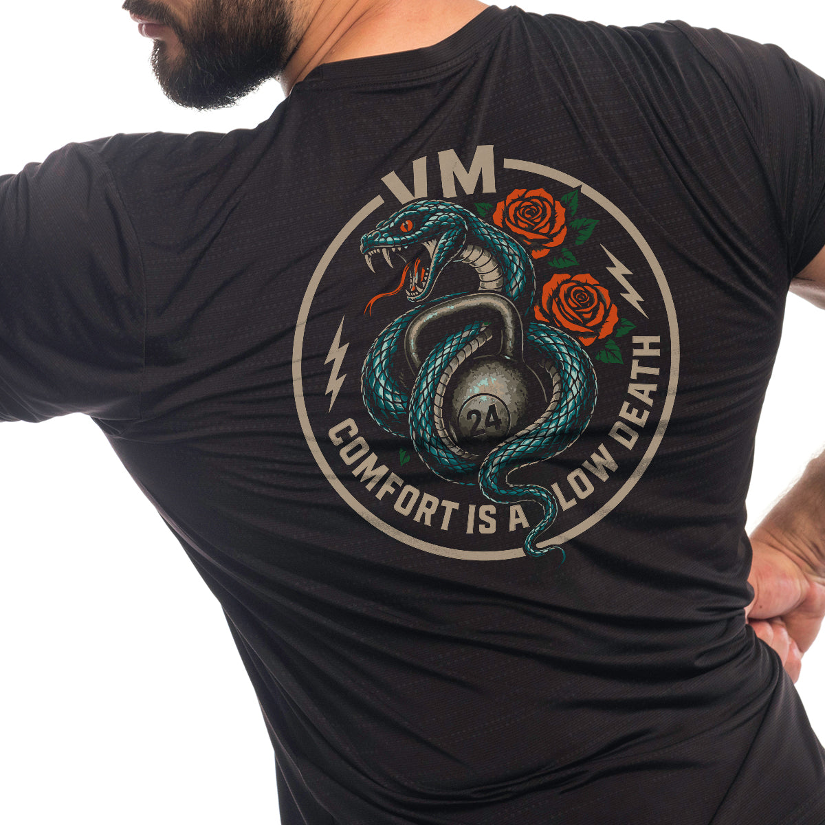 Playera de algodón Serpiente VM
