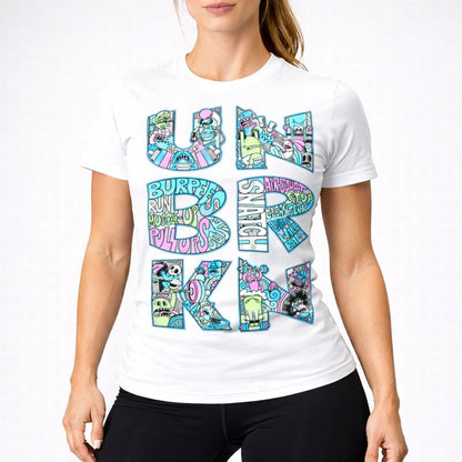 Playera blanca femenina unbroken