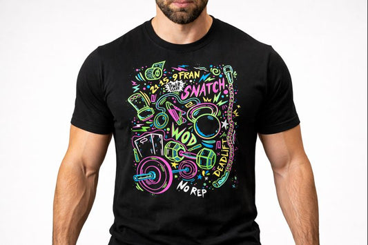 Playera Multi color Negra