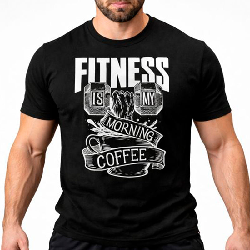 Playera Fitness Morning Cofee